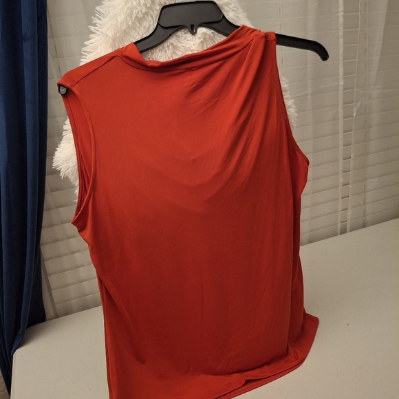 Worthington XL Vibrant Red Dressy Sleeveless Blouse - Picture 3 of 3